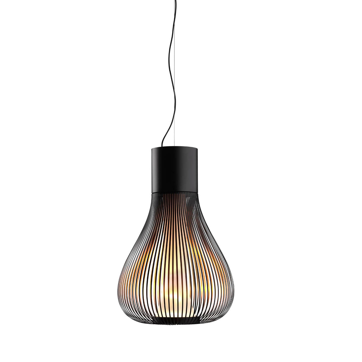 Chasen Glass Pendant with Die-Cast Aluminium Base