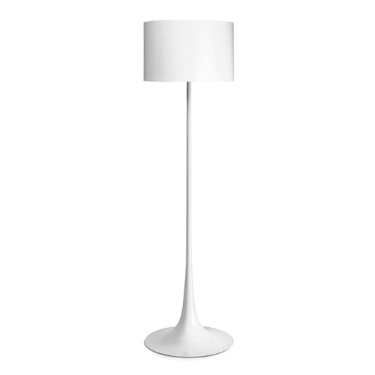 Spun Light F Floor Lamp with Shade