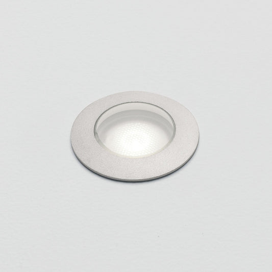 Terra 42 Round Exterior LED Ground Light in Anodised Aluminium