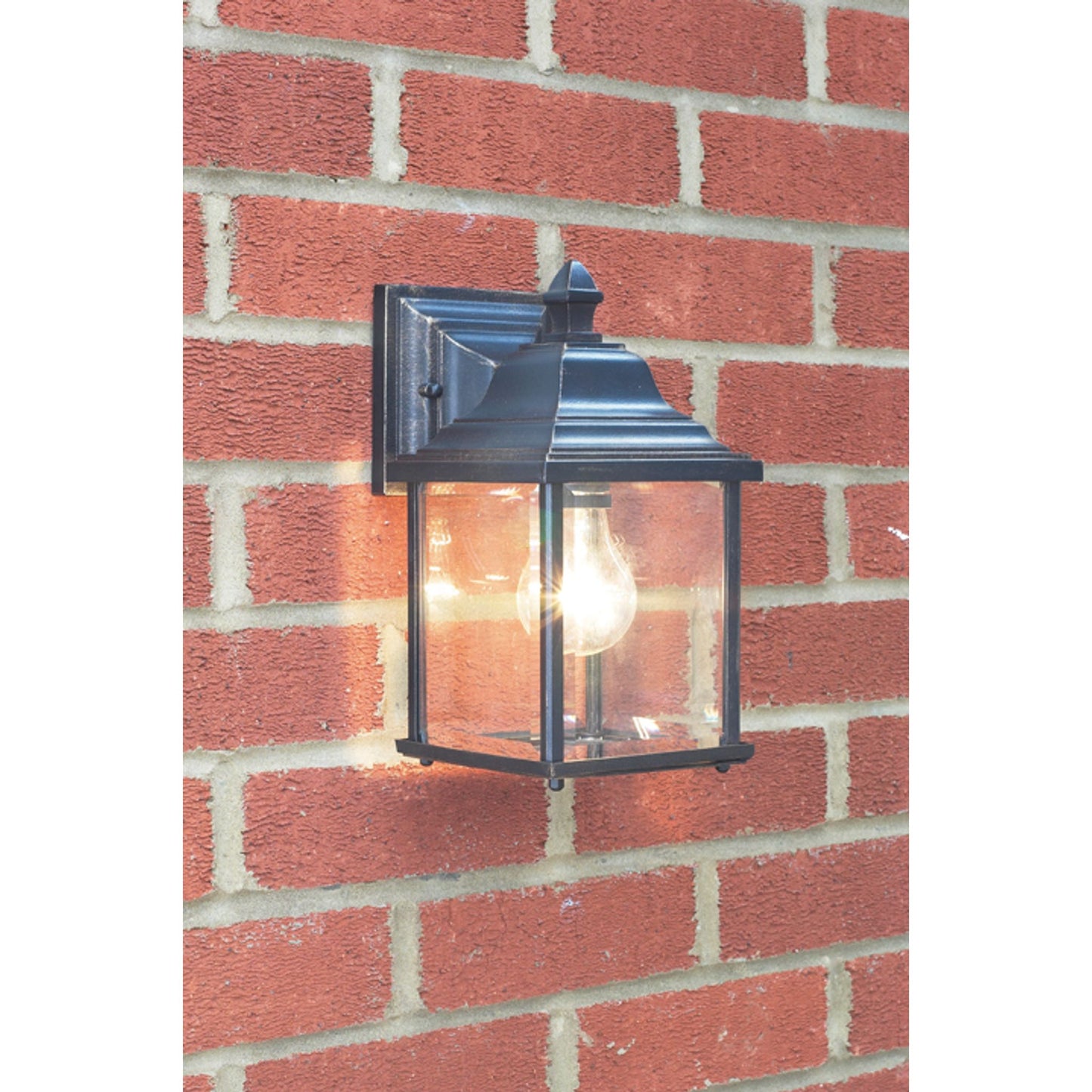 Doyle Wall Bracket Lantern Black Gold