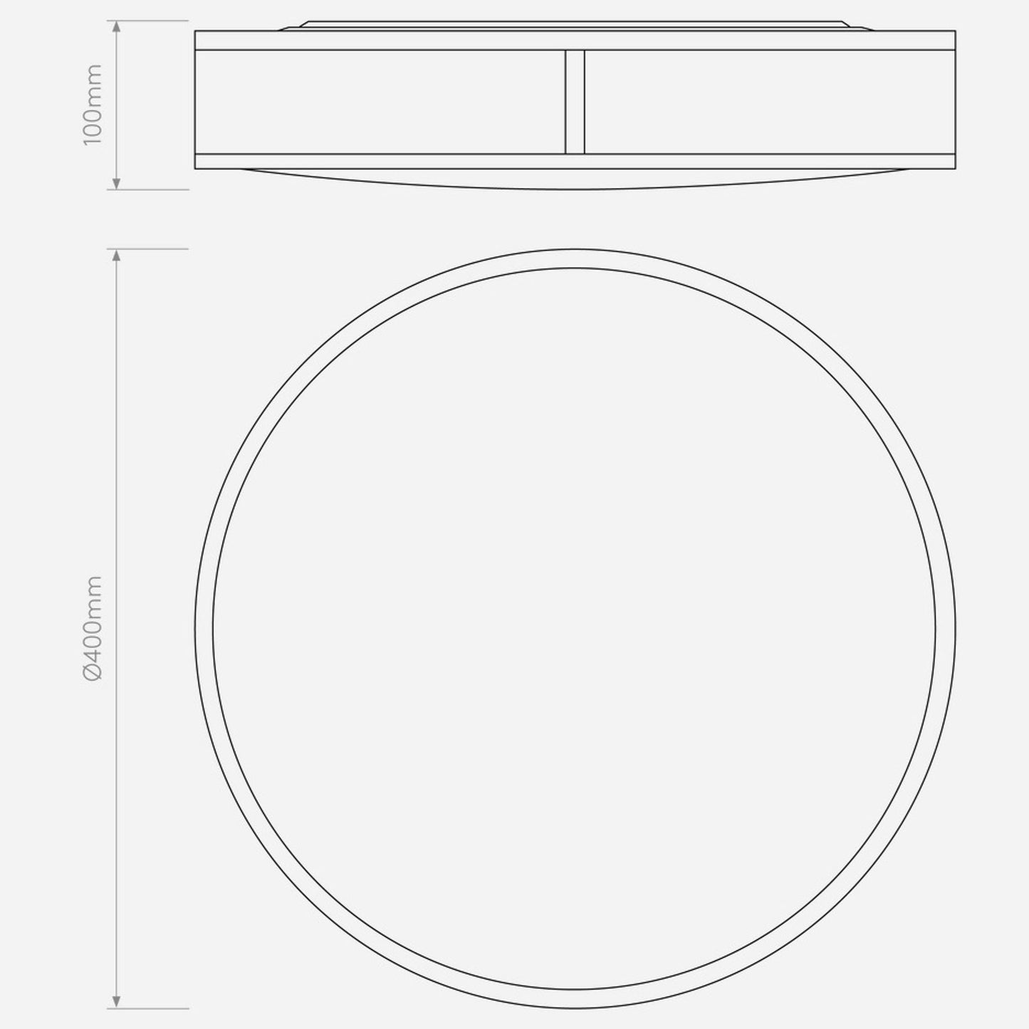 Mashiko 400 Round Ceiling Light