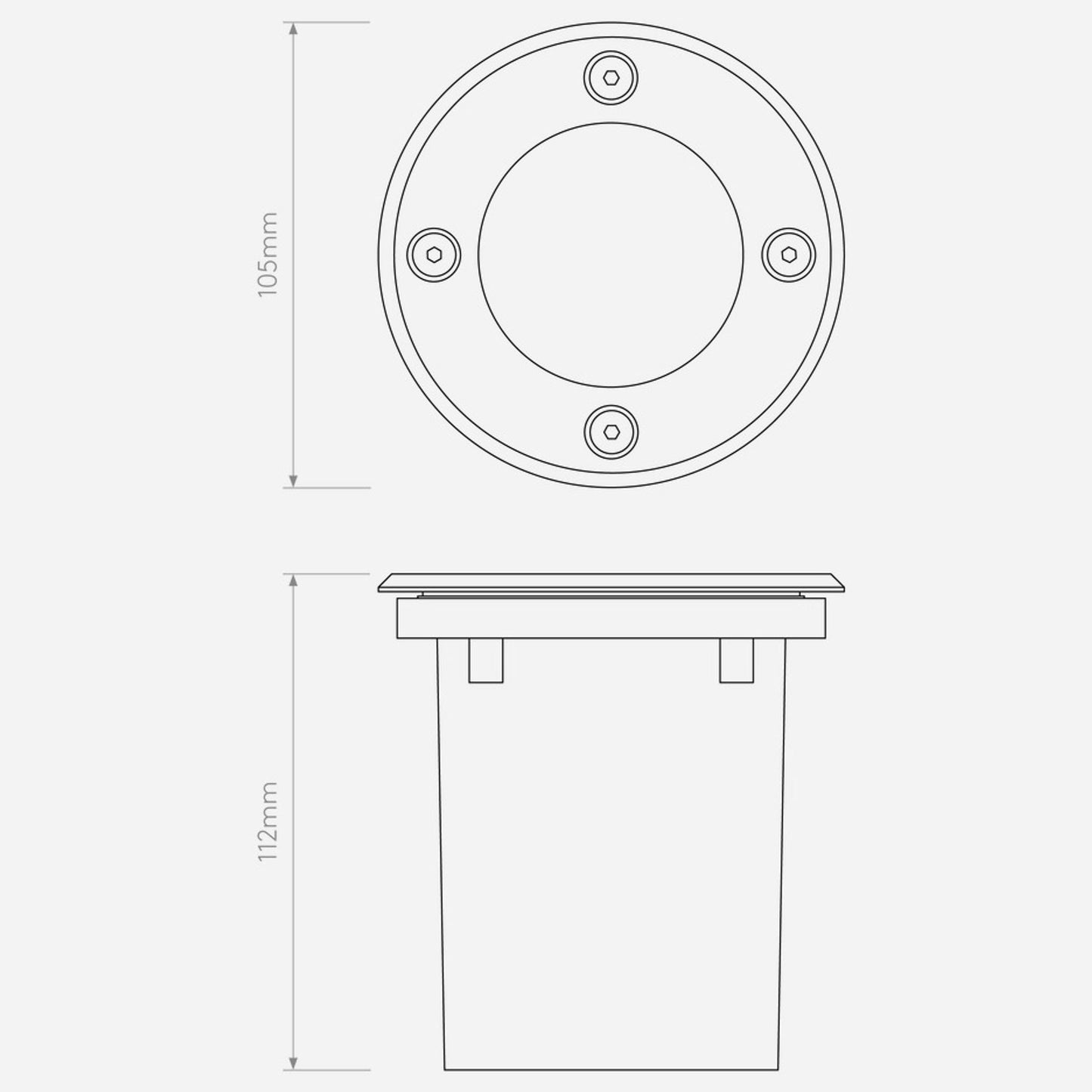 Gramos Round Ground Light