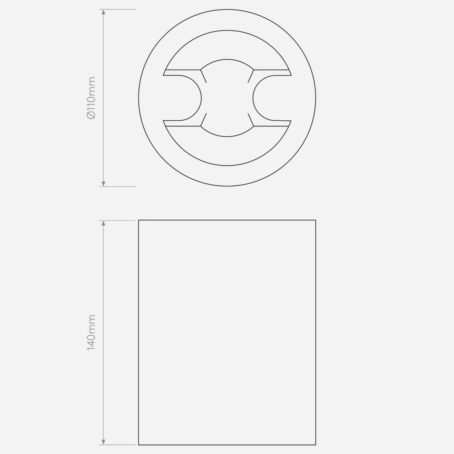 Osca 140 Round LED Ceiling Light