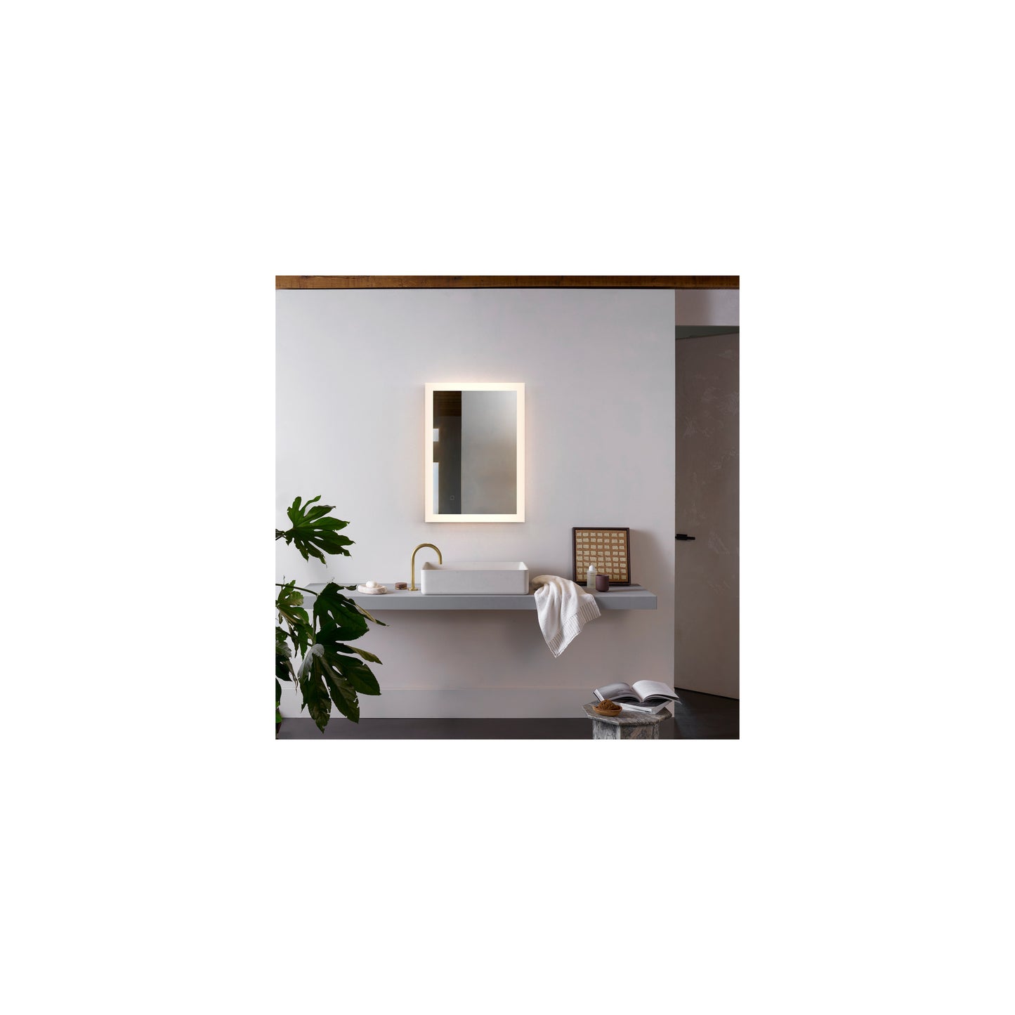 Ascot Square Illuminated Mirror