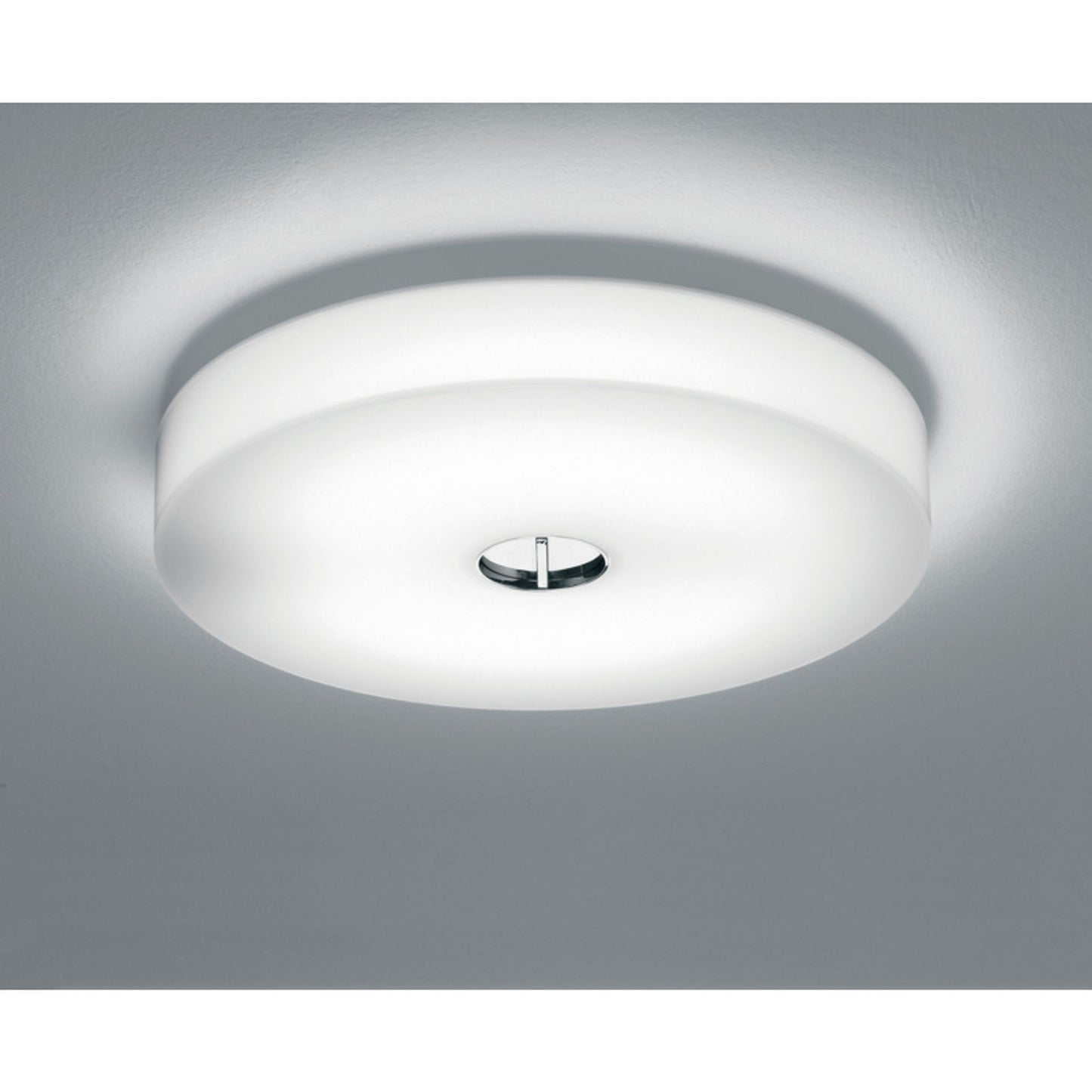 Button HL Wall and Ceiling Diffused Light with Blown Glass