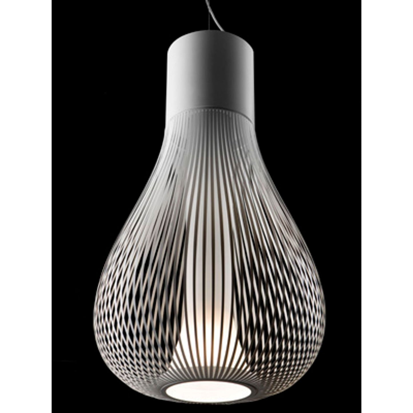 Chasen Glass Pendant with Die-Cast Aluminium Base