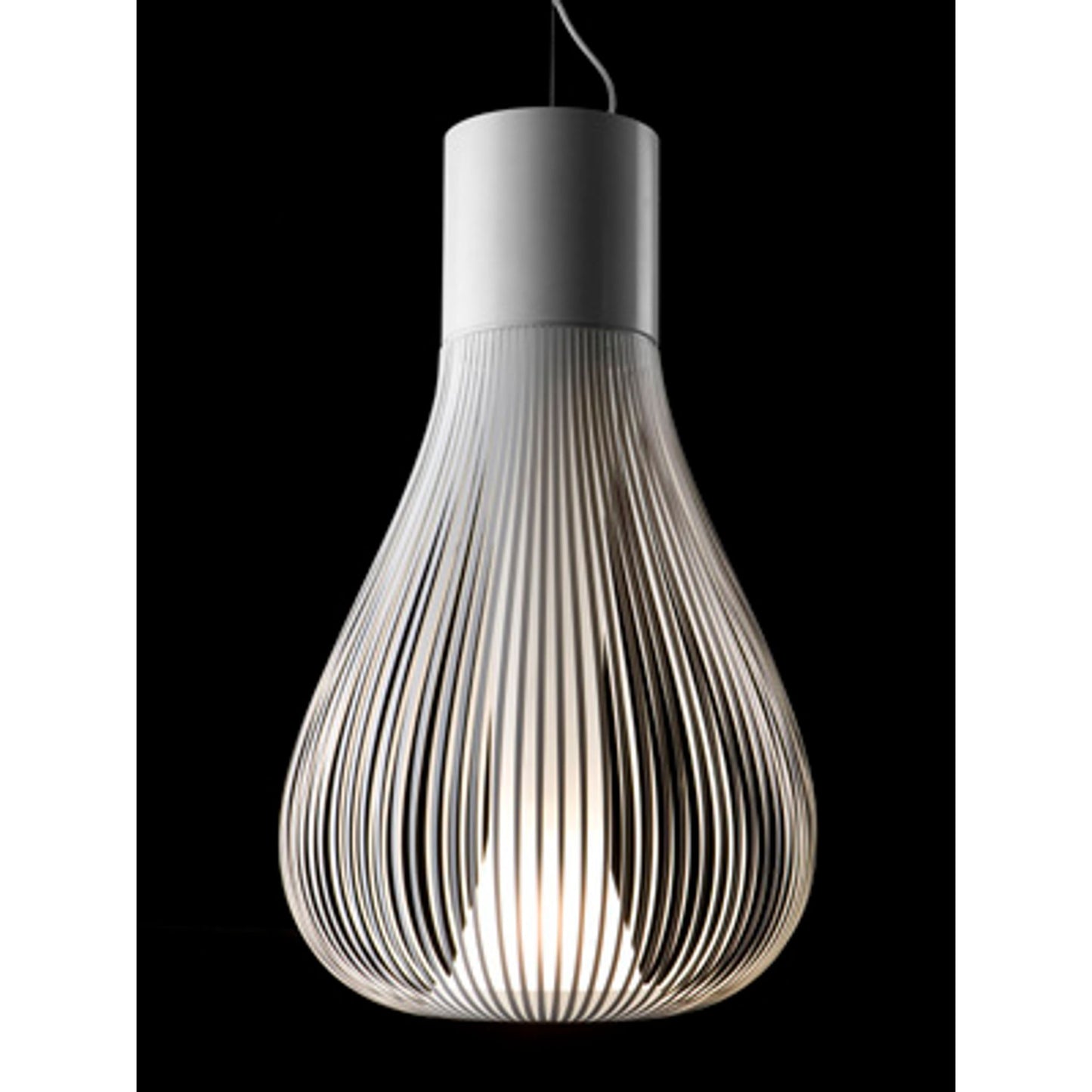 Chasen Glass Pendant with Die-Cast Aluminium Base