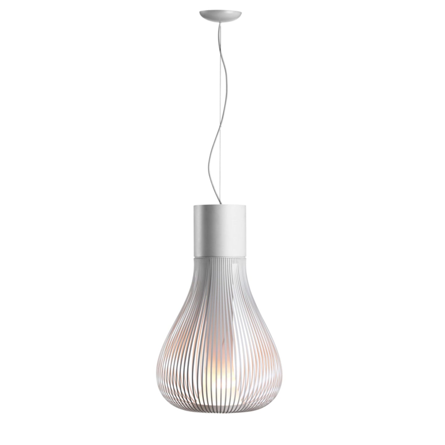 Chasen Glass Pendant with Die-Cast Aluminium Base