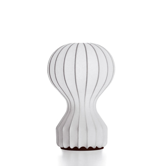 Gatto Piccolo Cocoon Resin Table Lamp with White Powder Coated