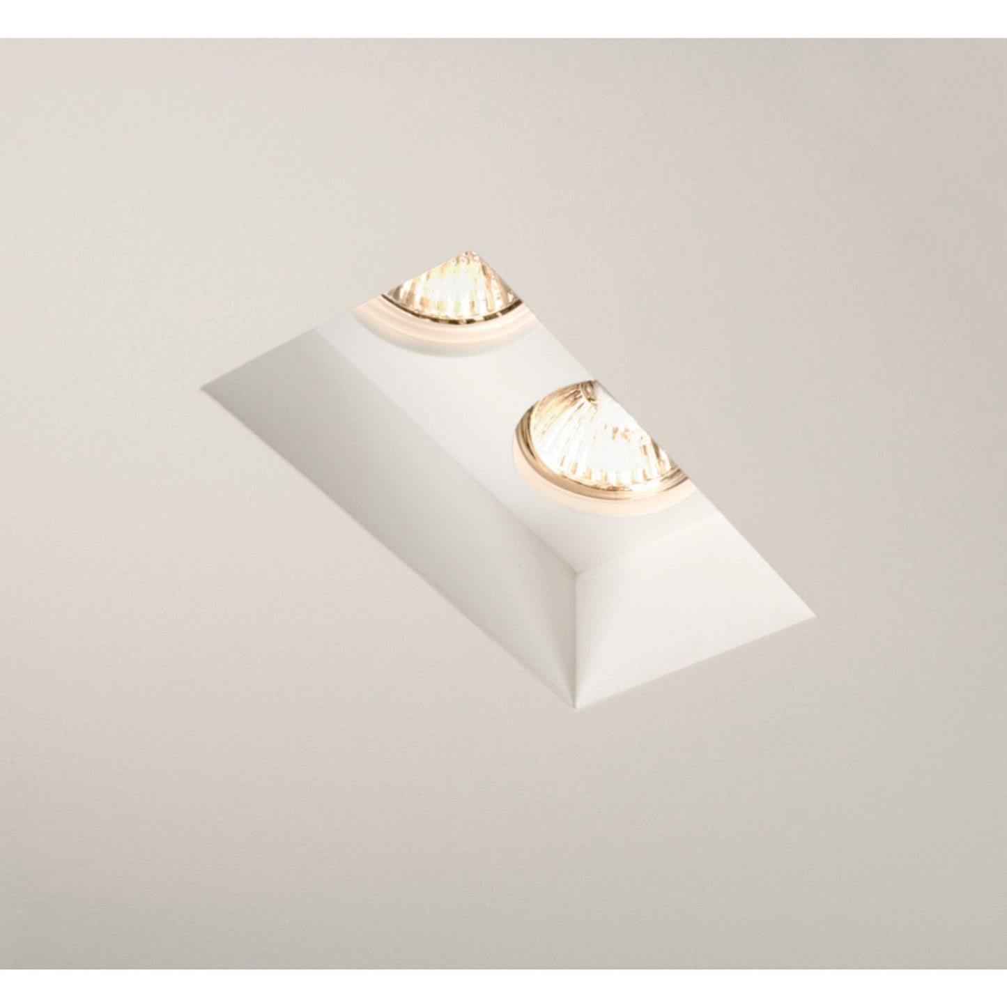 Blanco Twin Square Recessed Ceiling Light