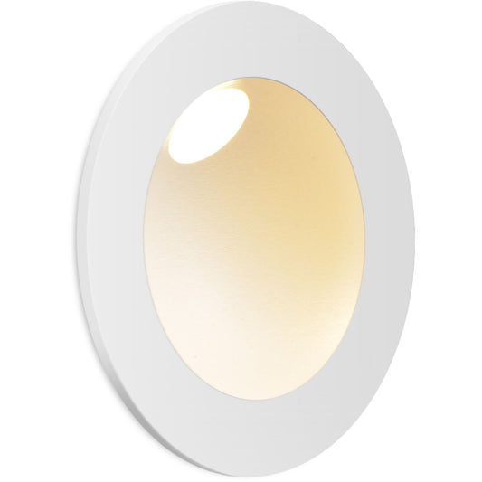 Snow, Step Wall Recessed Light in White, 3000K