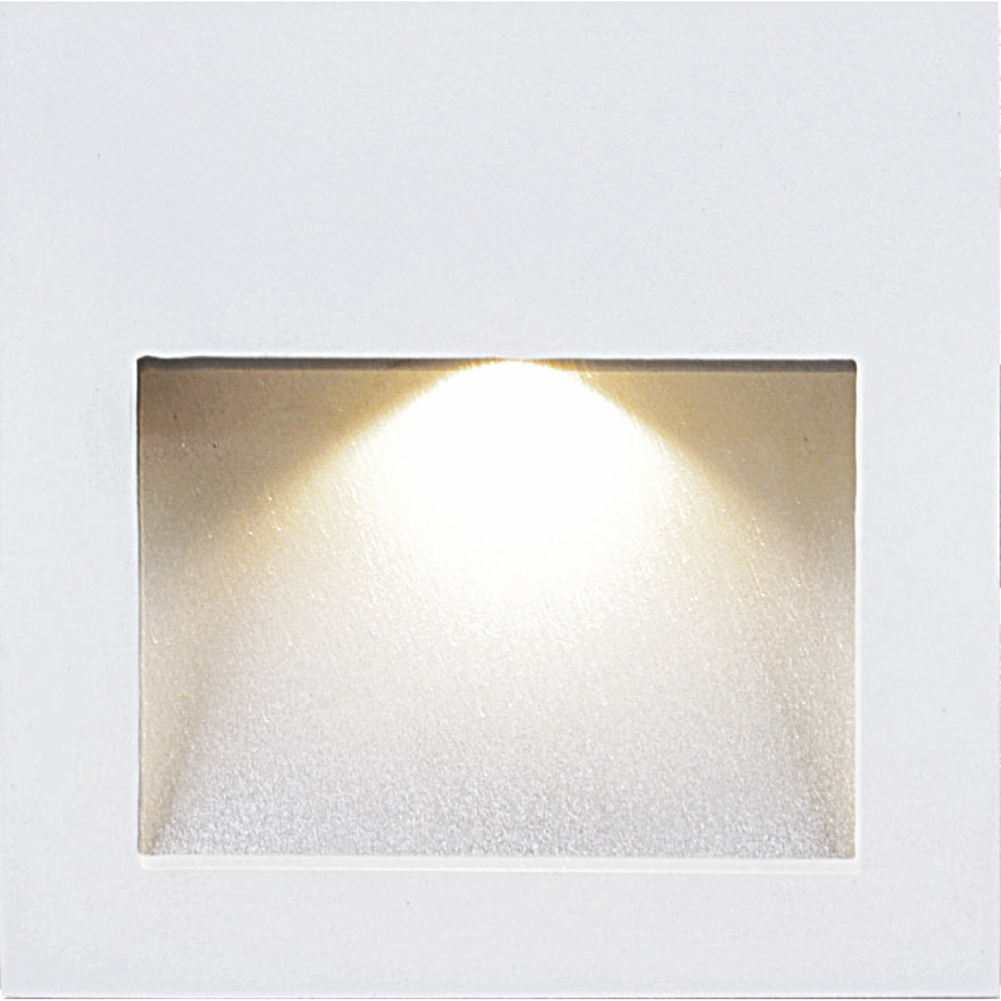 Slide, Recessed Wall Light in White