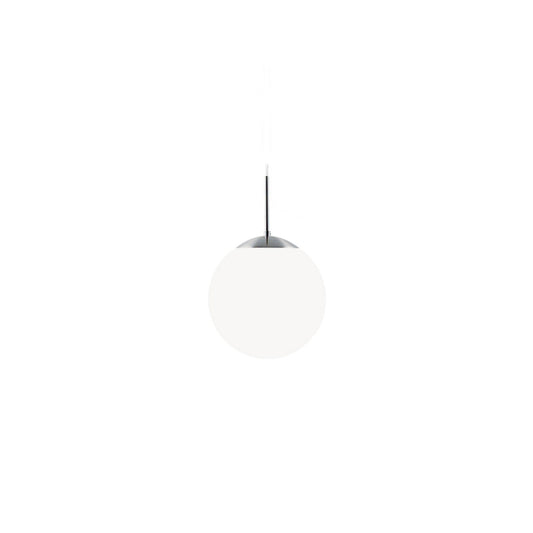 Cafe Single Pendant in Opal White