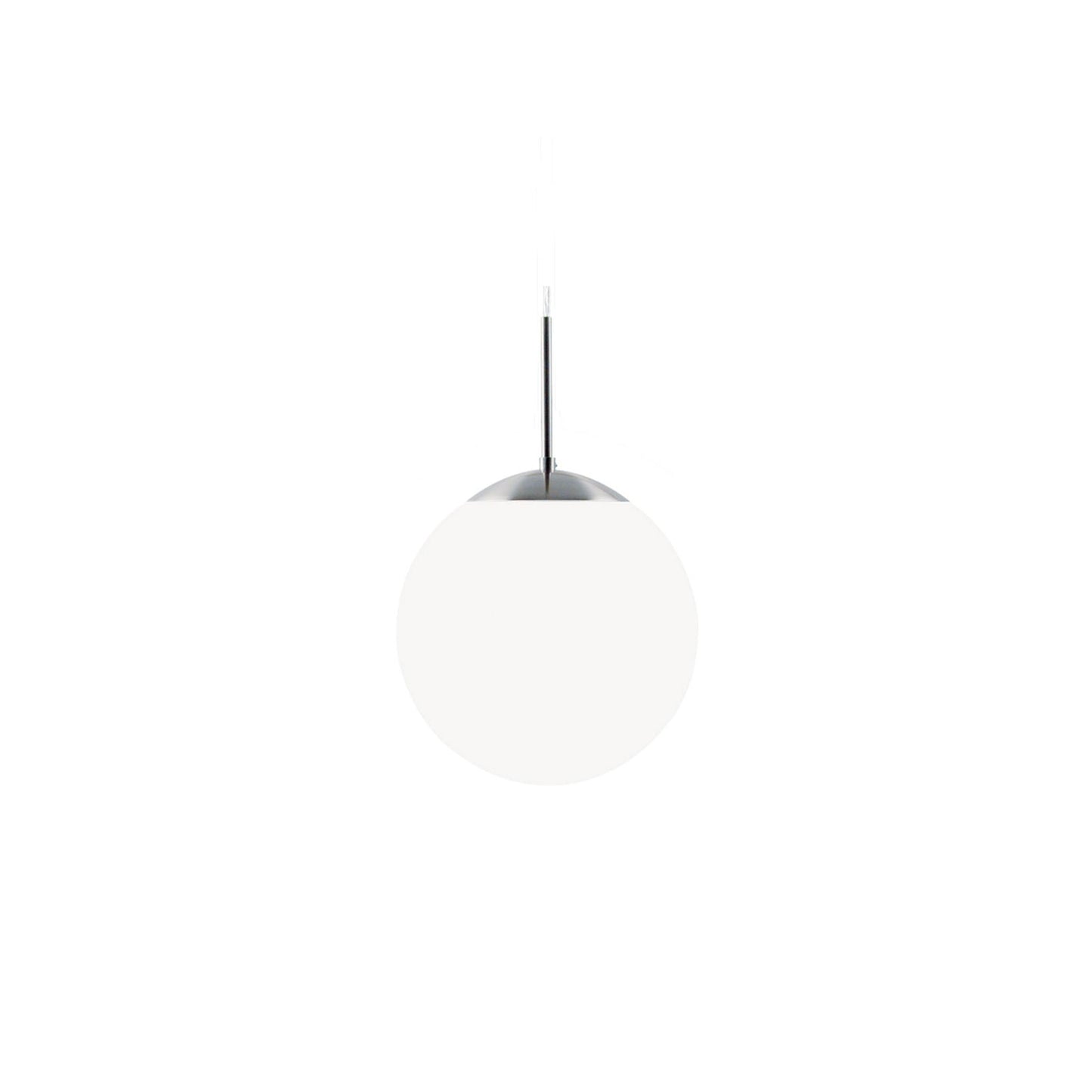 Cafe Single Pendant in Opal White