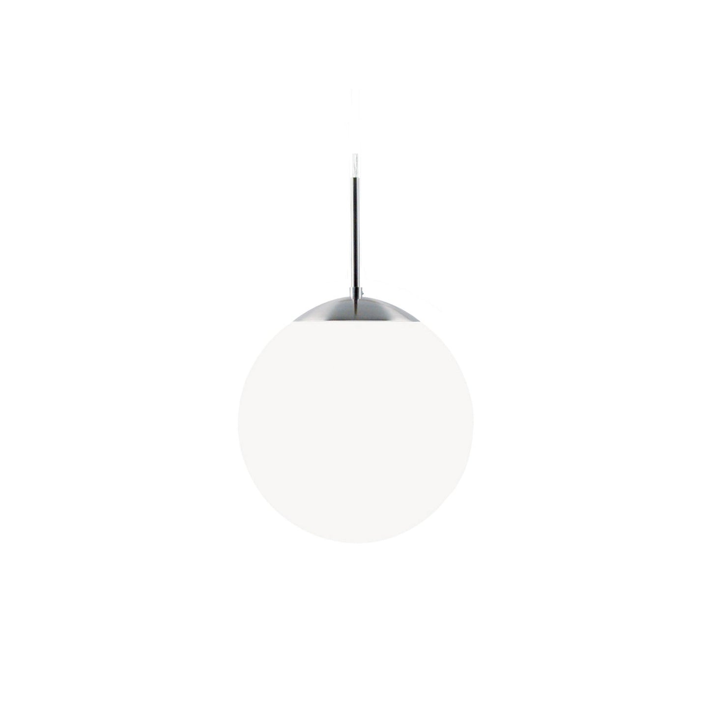 Cafe Single Pendant in Opal White