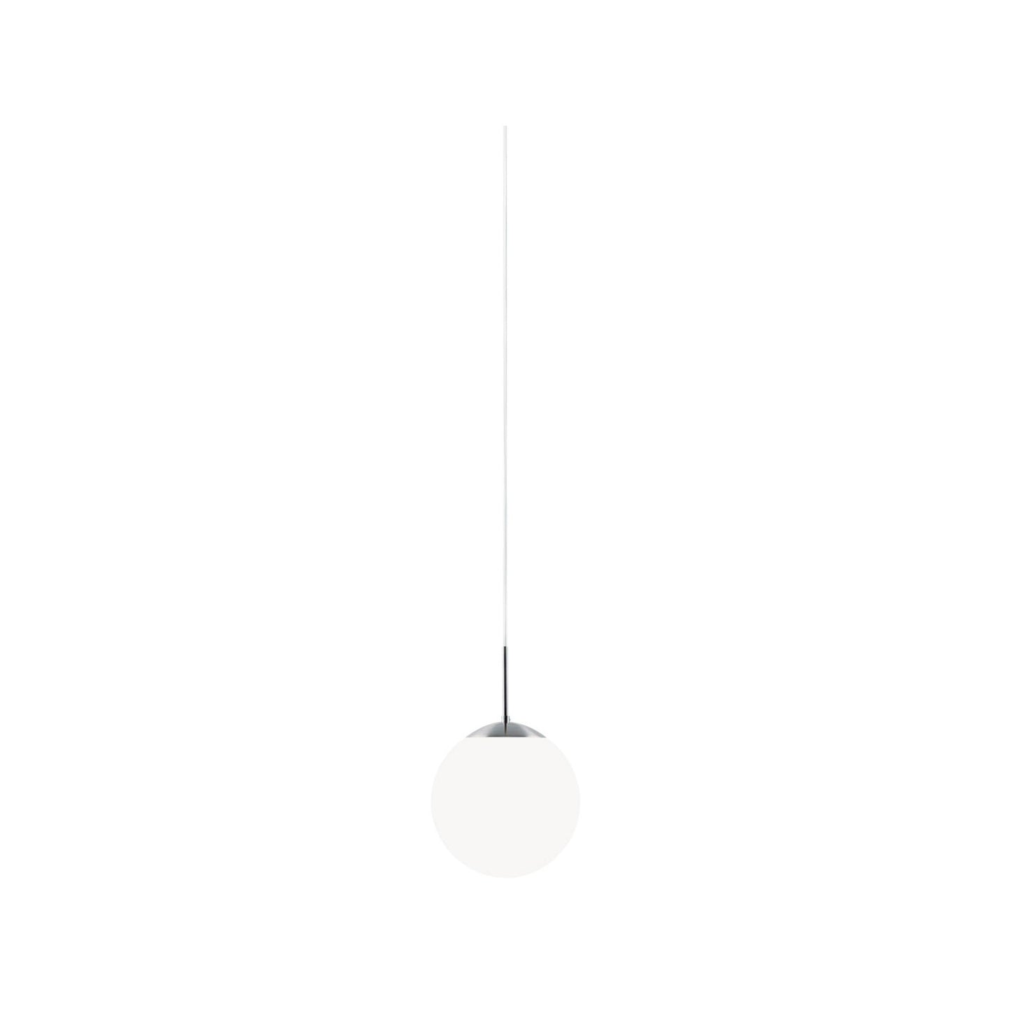 Cafe Single Pendant in Opal White