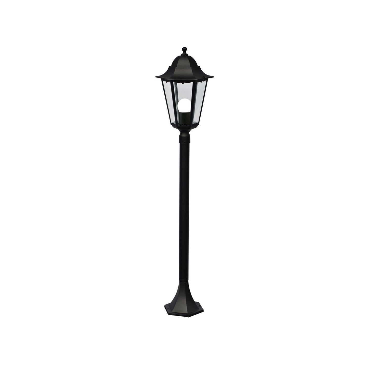 Cardiff Outdoor Pillar Light Matt Black