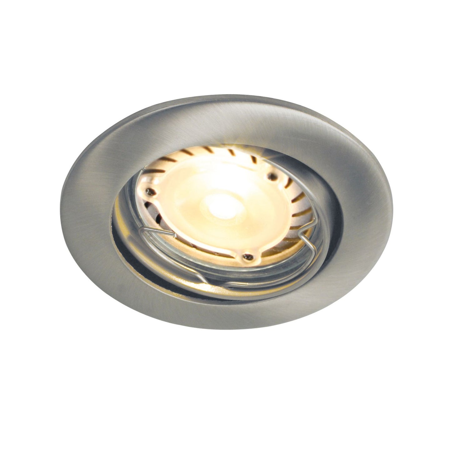 Mixit Built-in Recessed Downlight in Brushed Steel