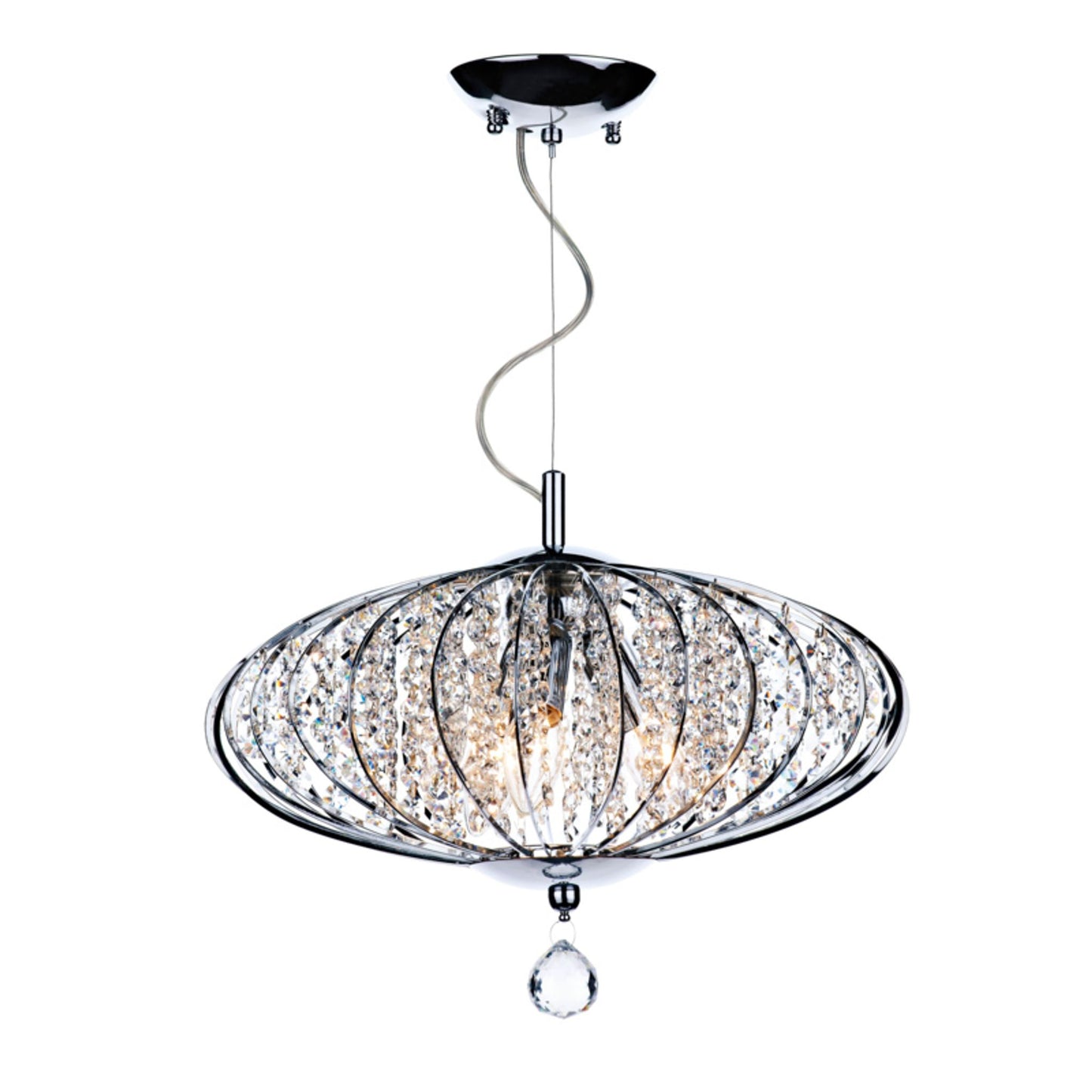 Adriatic 5-Light Pendant with Polished Chrome