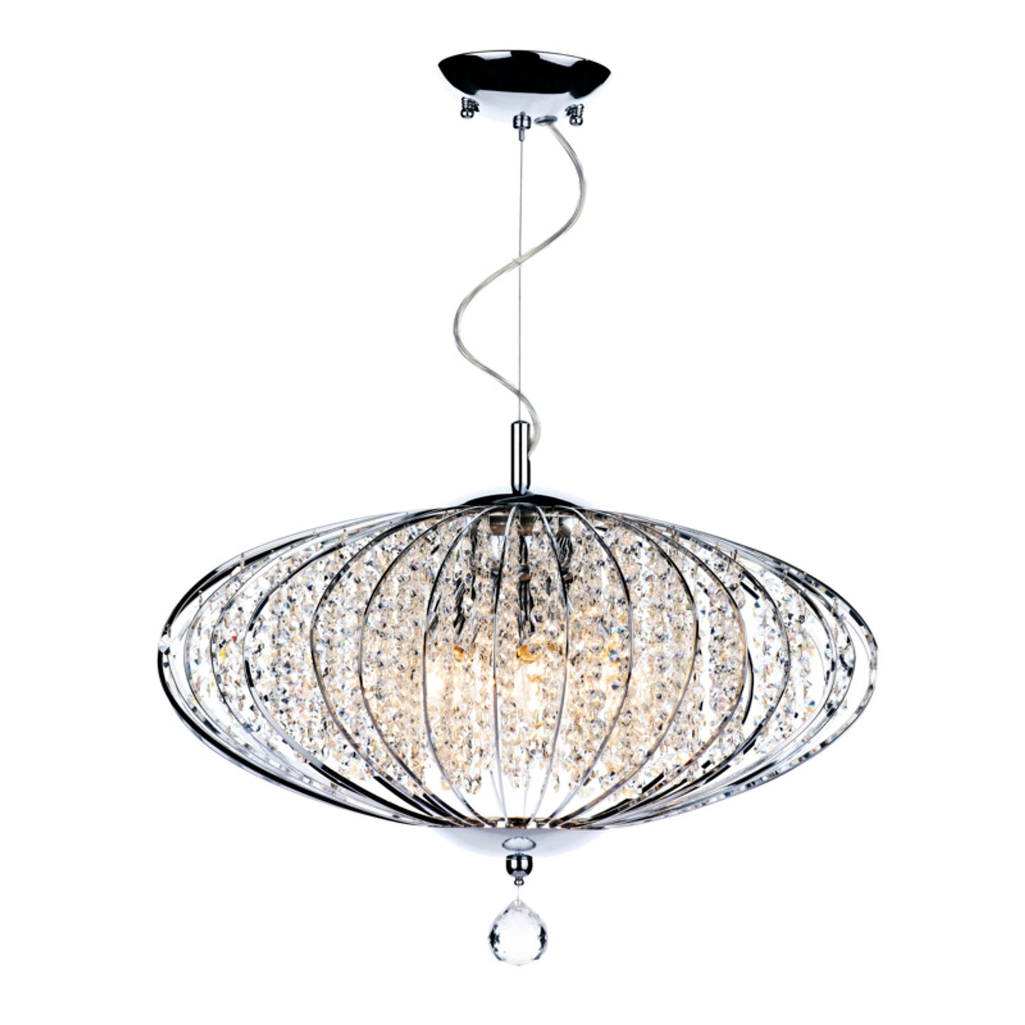 Adriatic 5-Light Pendant with Polished Chrome