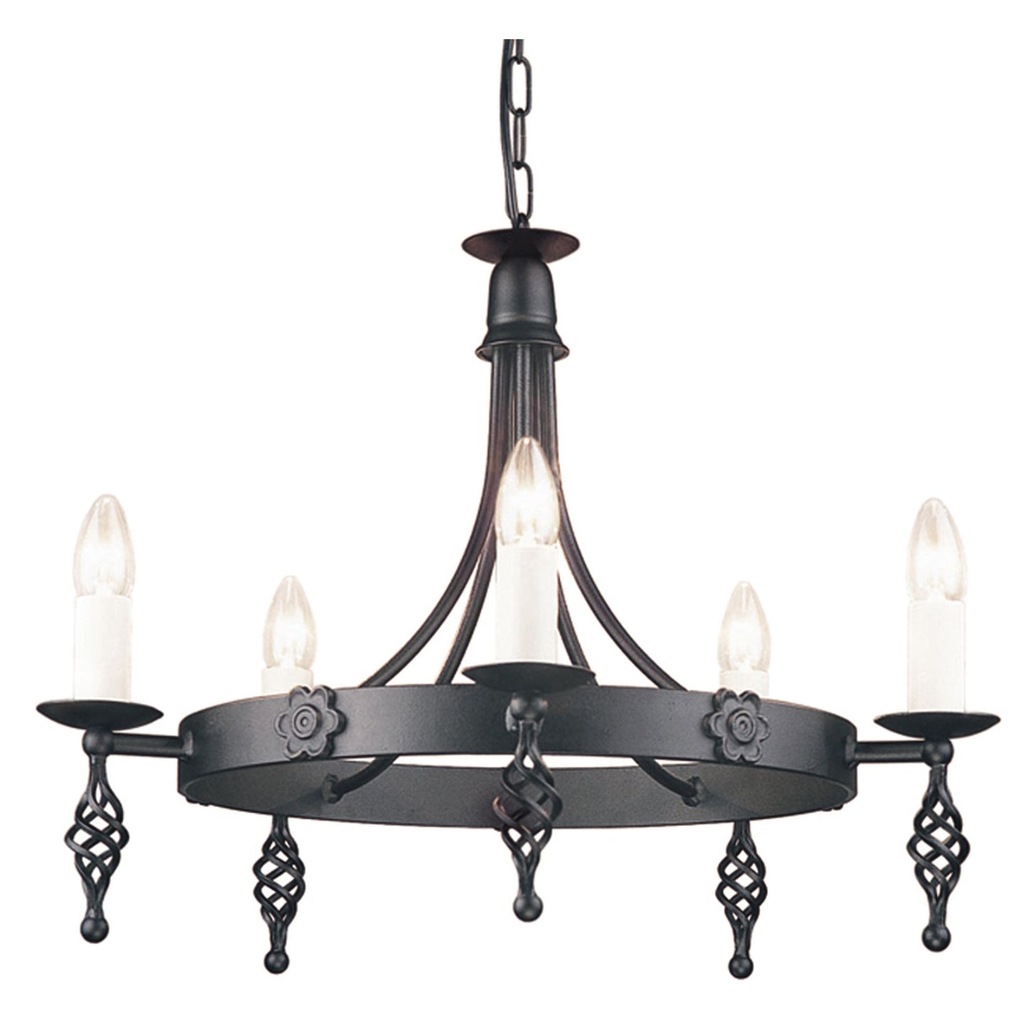 Belfry 5-Light Chandelier Black