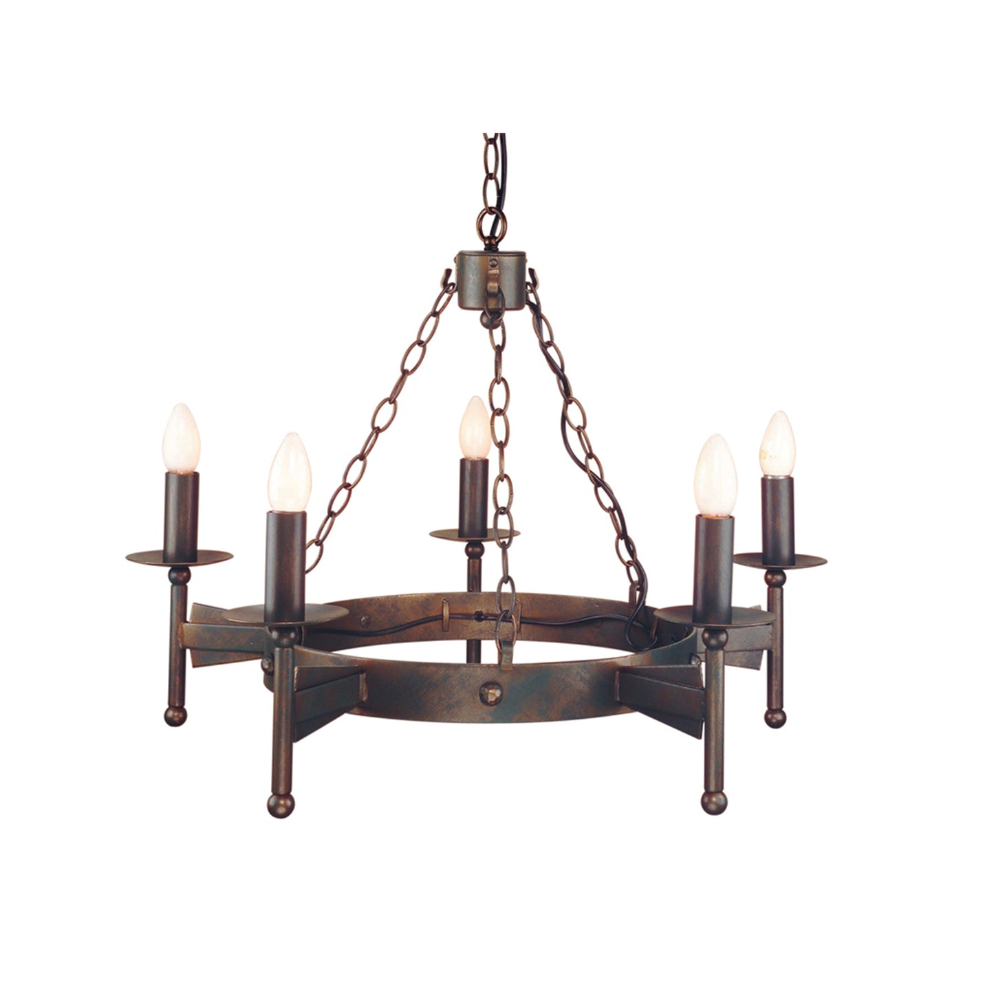 Cromwell 5-Light Chandelier Old Bronze