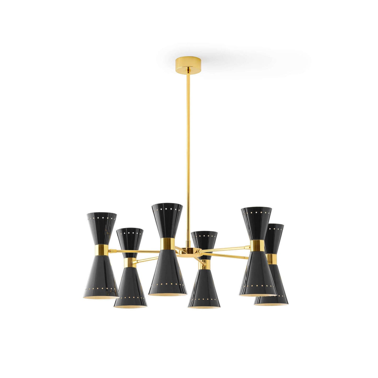 Megafono Ø79cm Pendant Chandelier in Gold