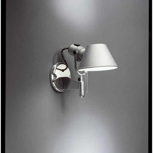 Tolomeo Faretto Large Wall Light in Aluminium with Switch on-off