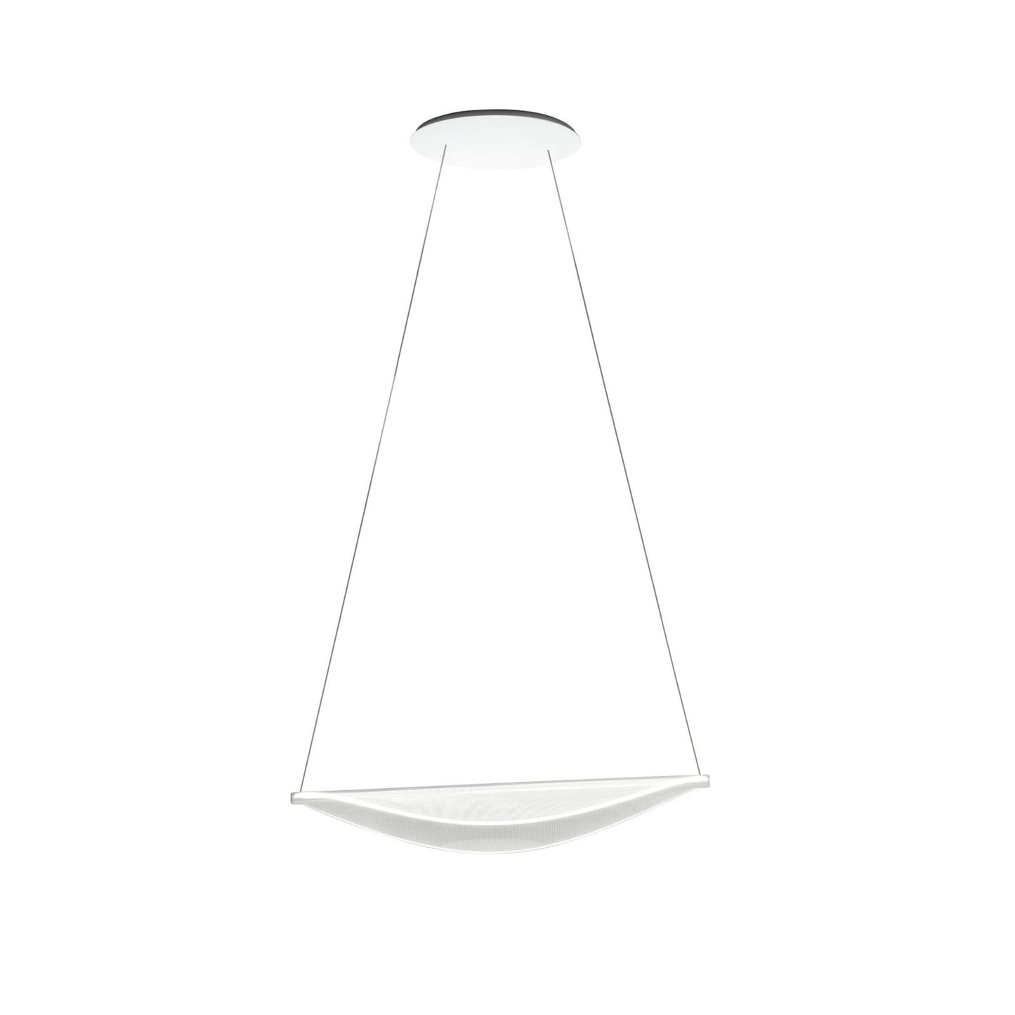 Diphy LED Pendant in White