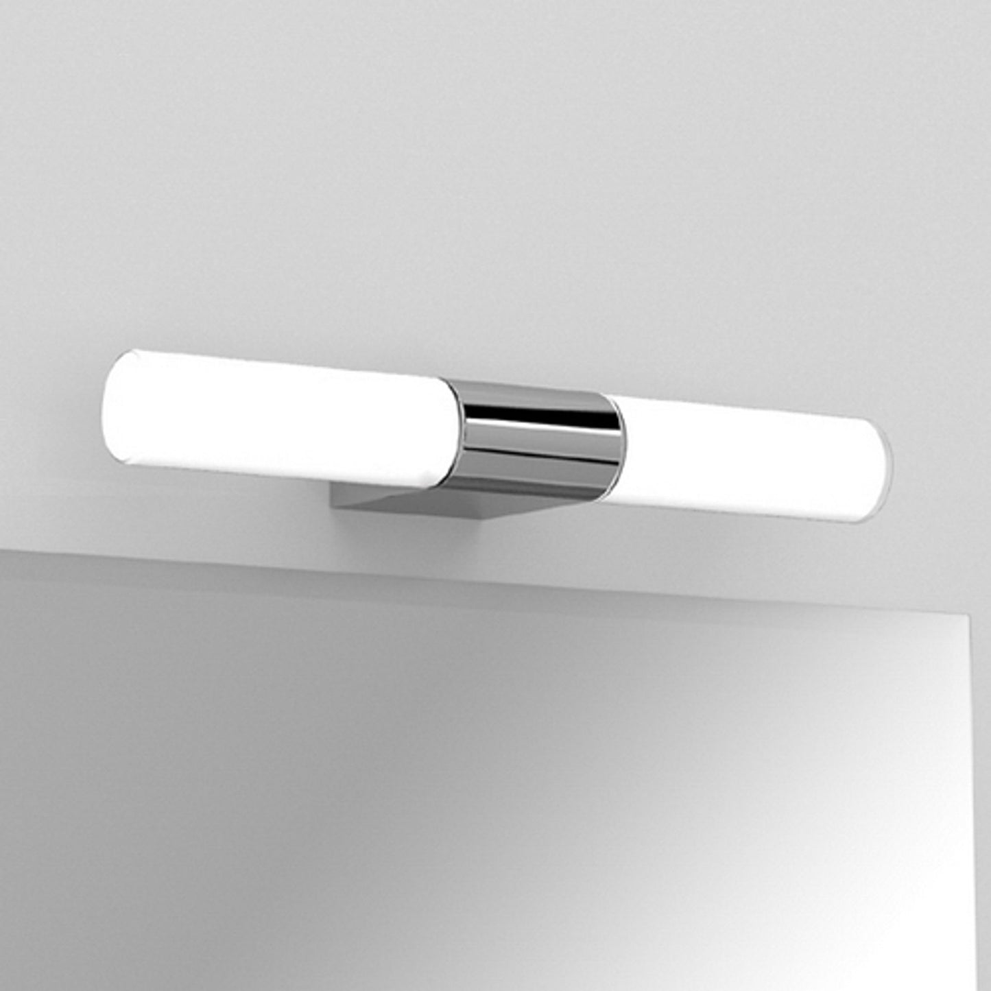 Padova Modern Bathroom Wall Light with White Opal Glass Diffuser