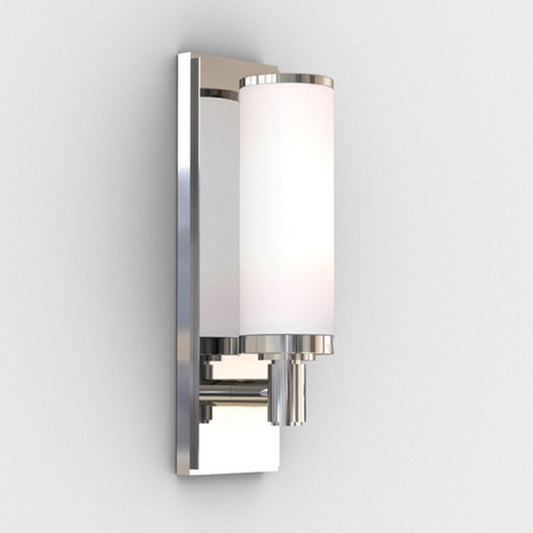 Verona Wall Light Polished Chrome with Opal Glass Diffuser