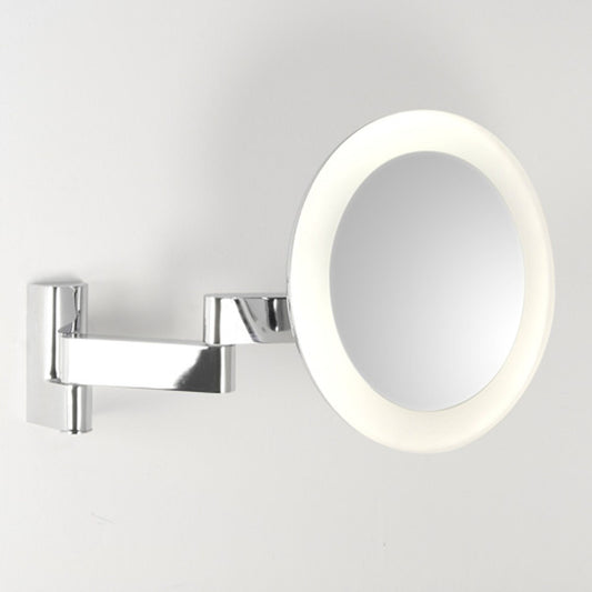 Niimi Round Bathroom Swing Arm Bathroom Mirror