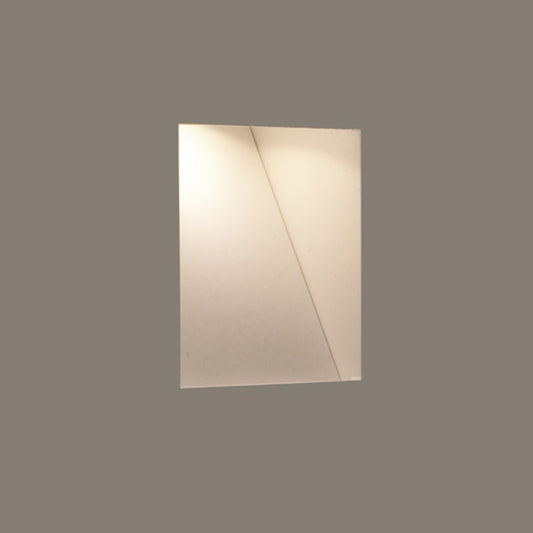 Borgo Trimless 65 Large Matt White Wall Recessed