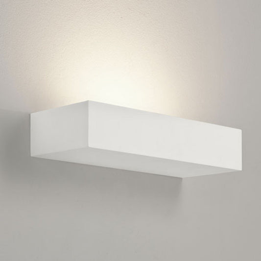 Parma 200 Surface Mounted Up Light White Plaster