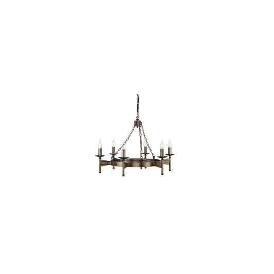 Cromwell 6-Light Chandelier Old Bronze