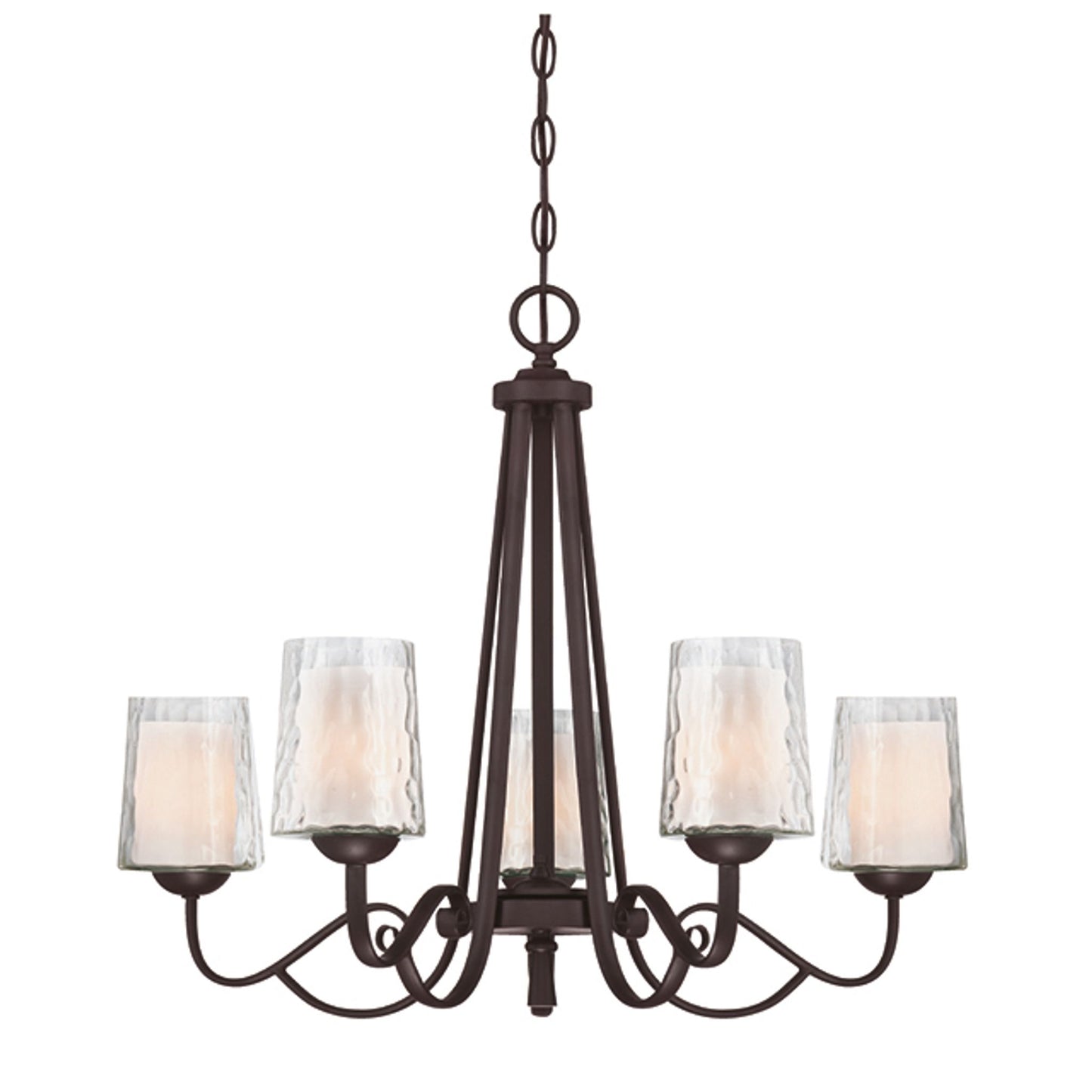 Adonis 5-Light Chandelier Dark Cherry