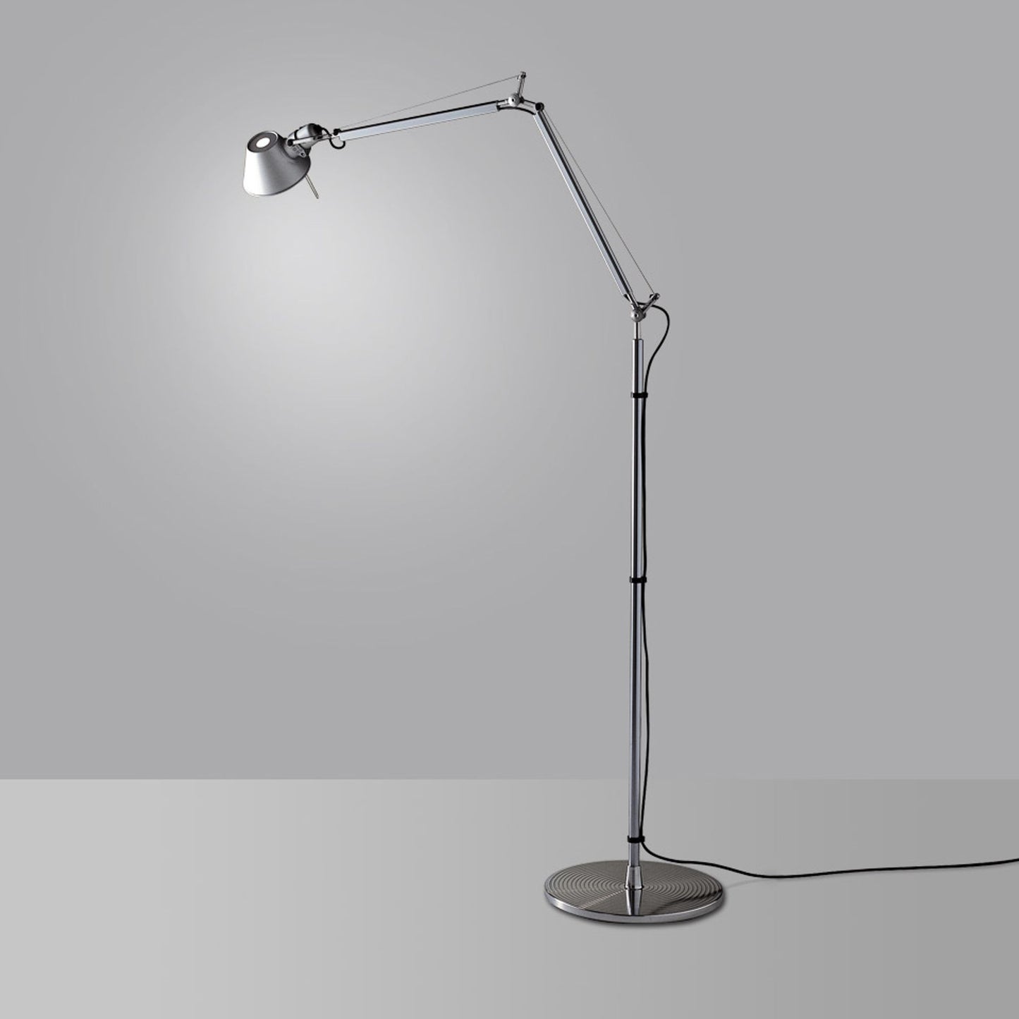 Tolomeo Terra Halogen Lamp Body in Aluminium