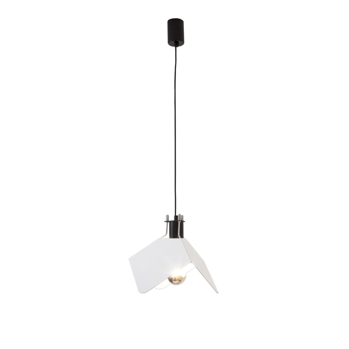 Triedro Pendant in White