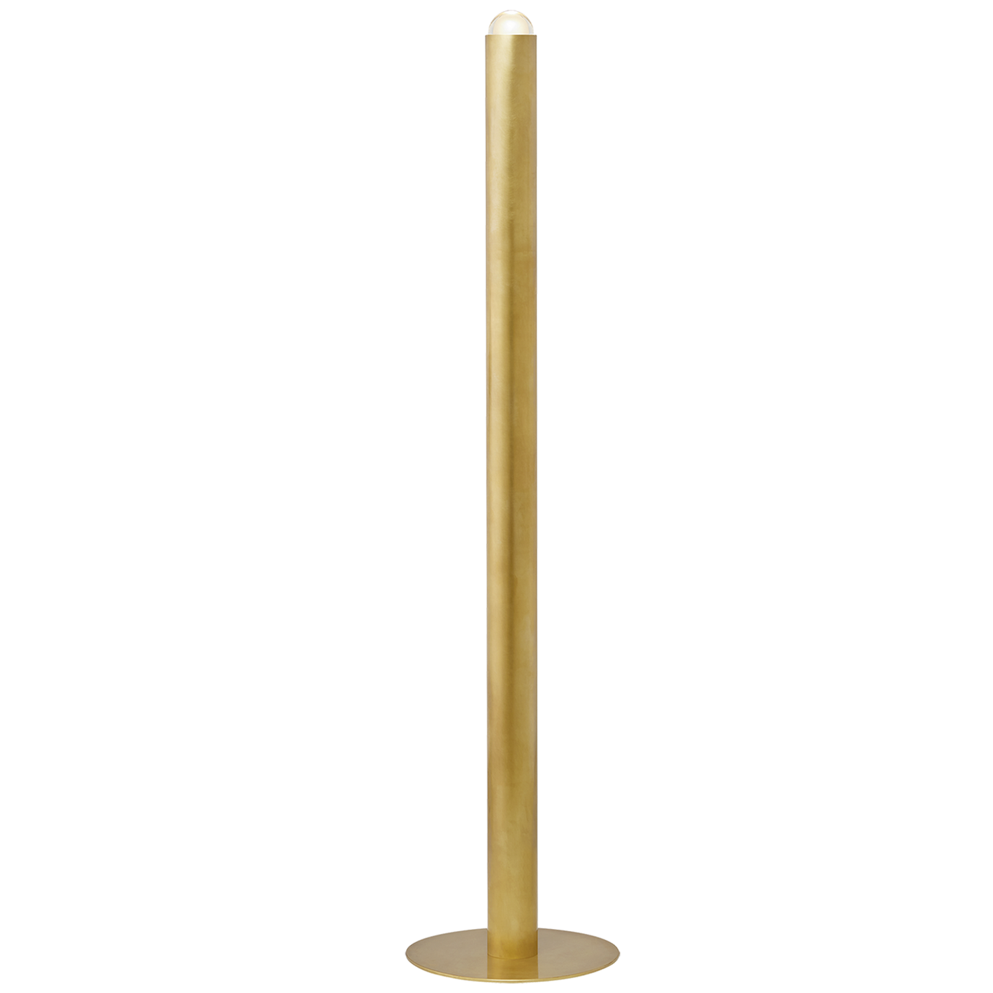 Ebell Large Floor Lamp in Natural Brass