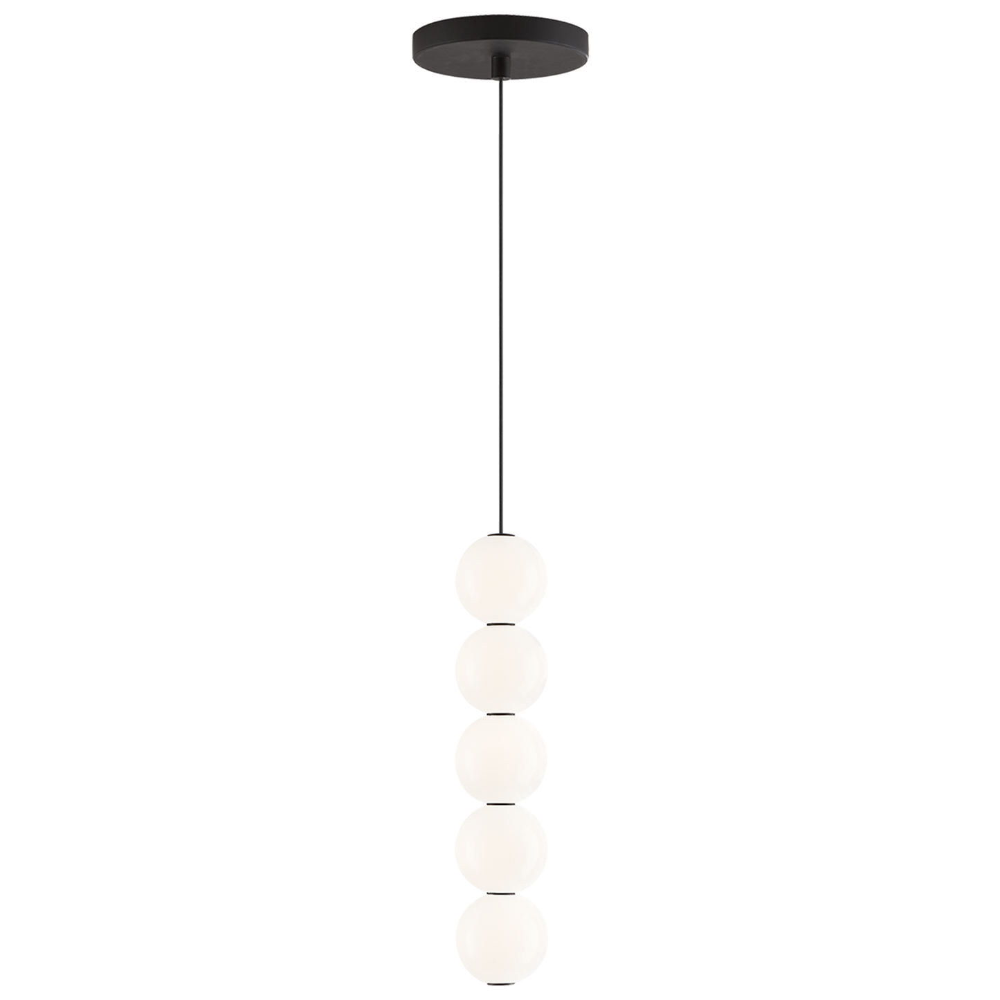 Orbet 5-Light Pendant with Frosted Glass