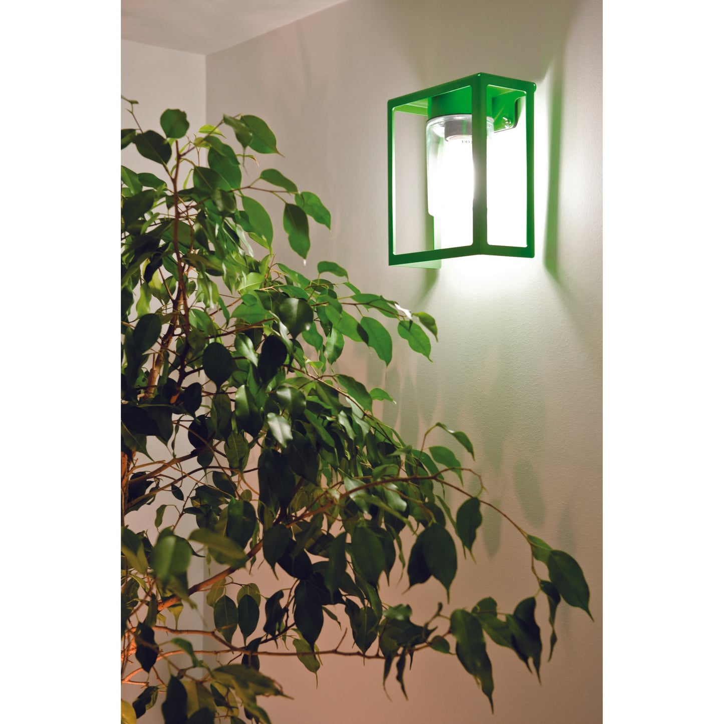 Hugy Frosted Glass Decorative Multi-Position Light with Cut-Out and bent Aluminium Body