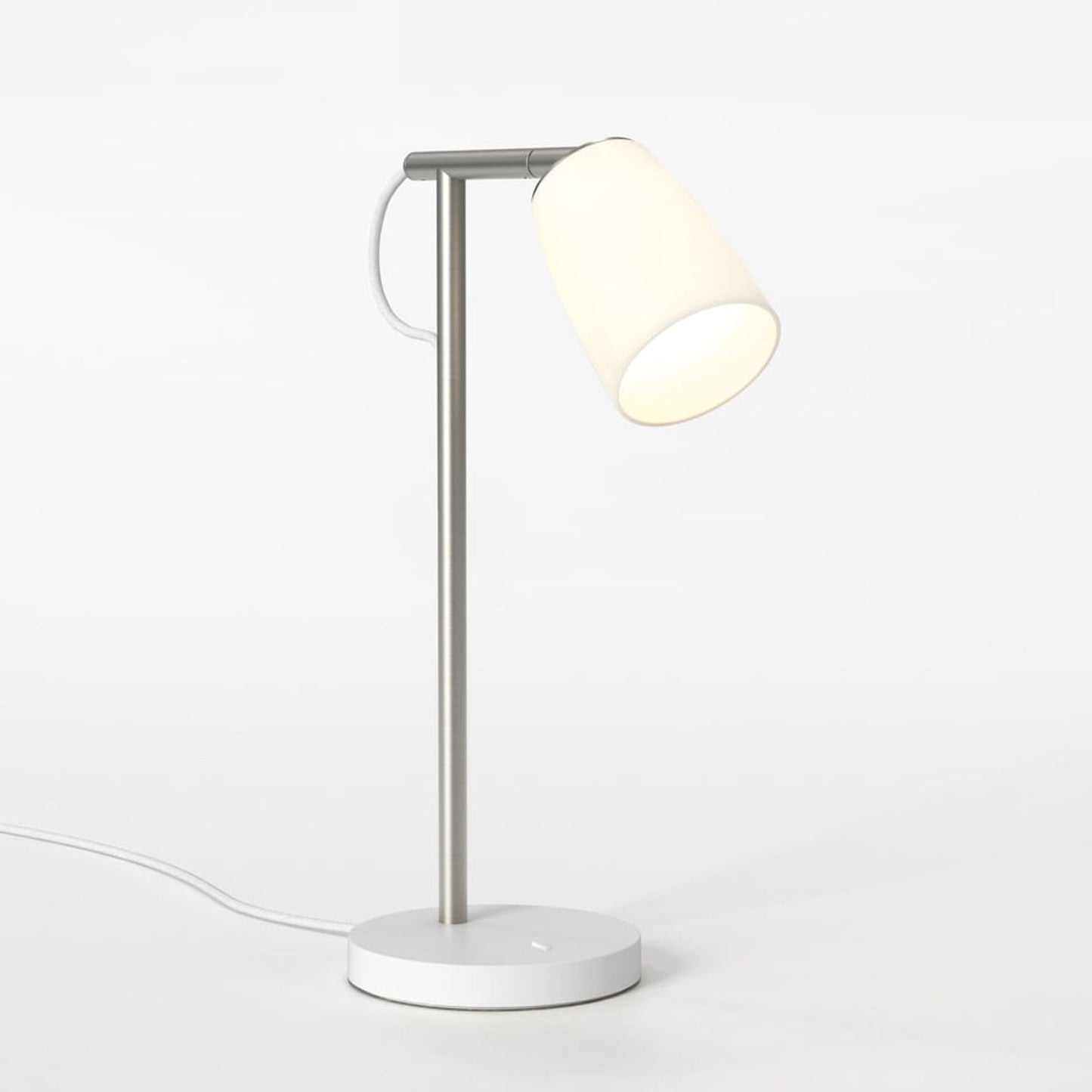 Carlton Desk Lamp in Matt White