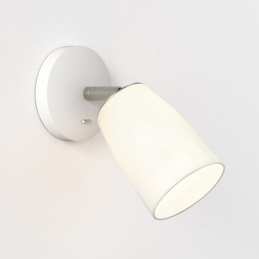 Carlton Wall Light in Matt White