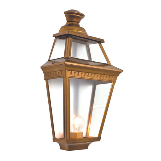 Place Des Vosges 3 Clear Glass Wall Light with Four-Sided Lantern