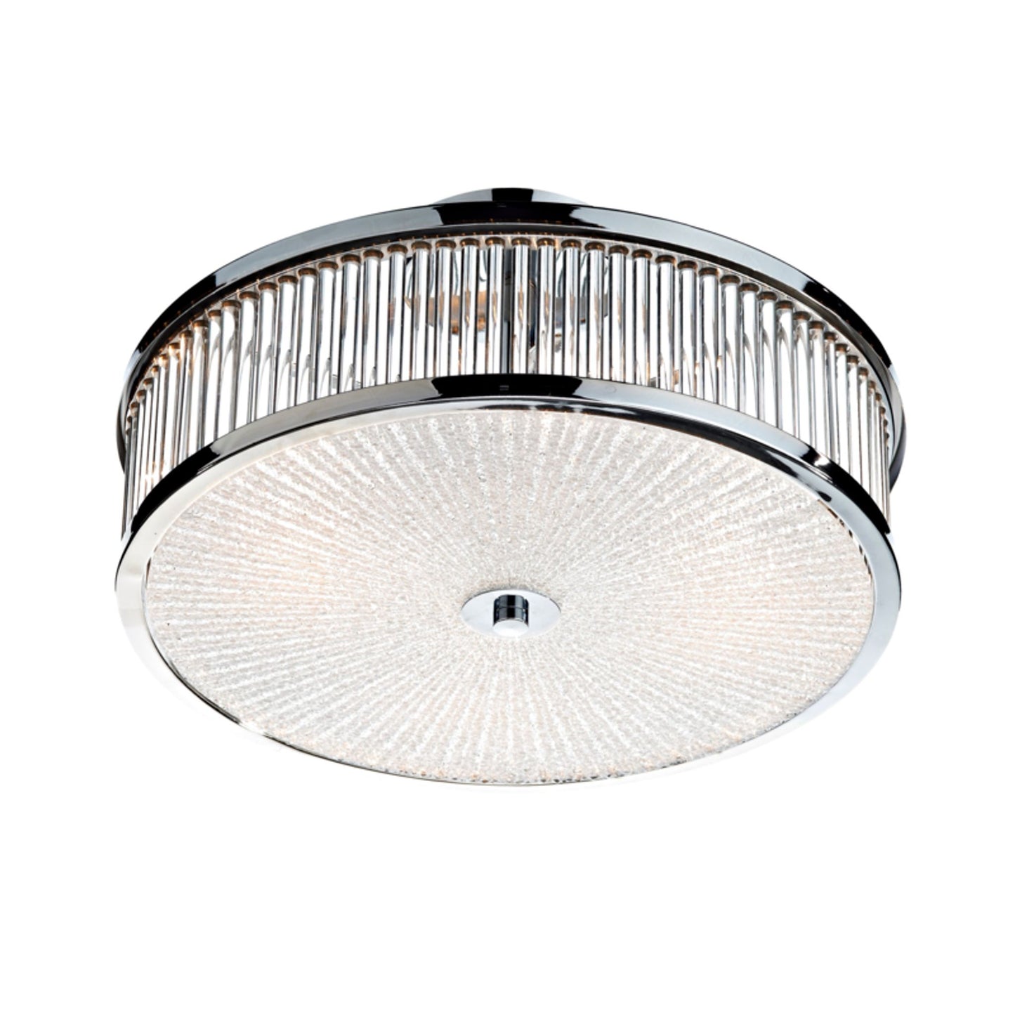 Arbor 3-Light Flush Mount Polished Chrome & Glass IP44