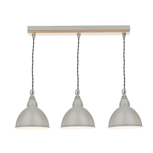 Blyton 3-Light Bar Pendant Complete Metal Retro-Styled Shade