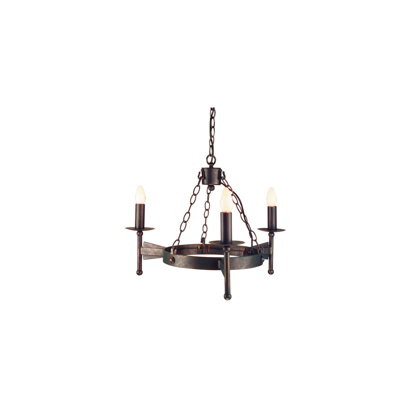 Cromwell 3-Light Chandelier Old Bronze