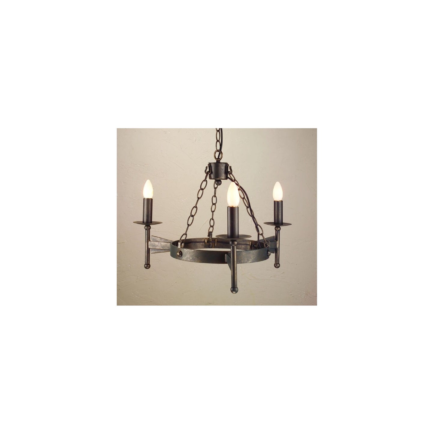 Cromwell 3-Light Chandelier Old Bronze