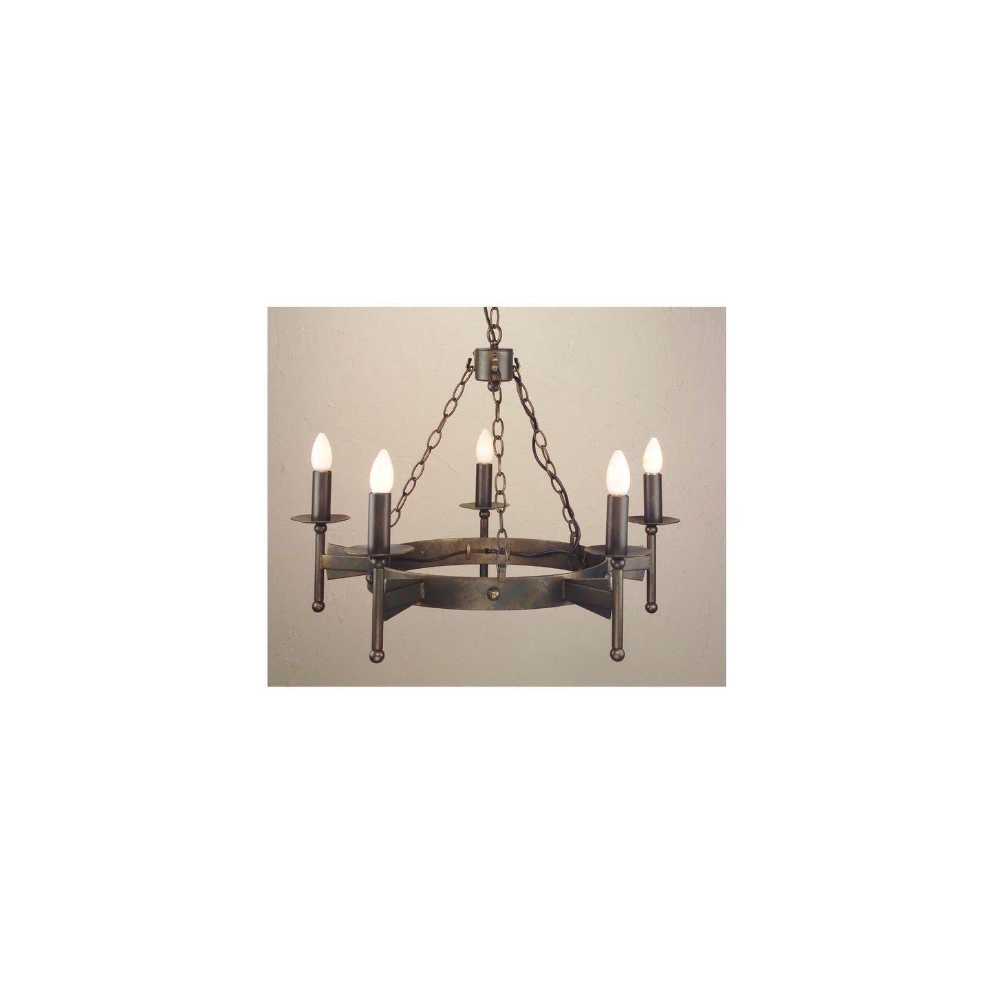 Cromwell 5-Light Chandelier Old Bronze