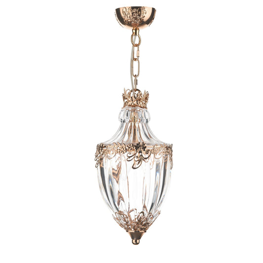 Ottoman One-Light French Gold Pendant